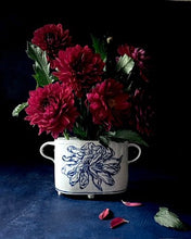 Load image into Gallery viewer, English porcelain chrysanthemum flower brick