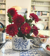 Load image into Gallery viewer, English porcelain chrysanthemum flower brick