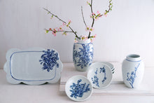 Load image into Gallery viewer, English porcelain cherry blossom cluster vase