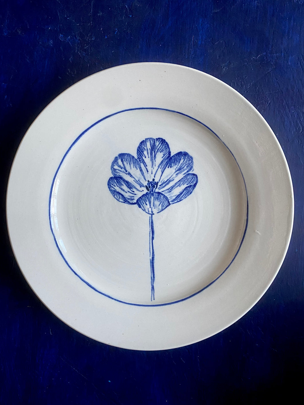 Porcelain tulip salad/dinner plate 5