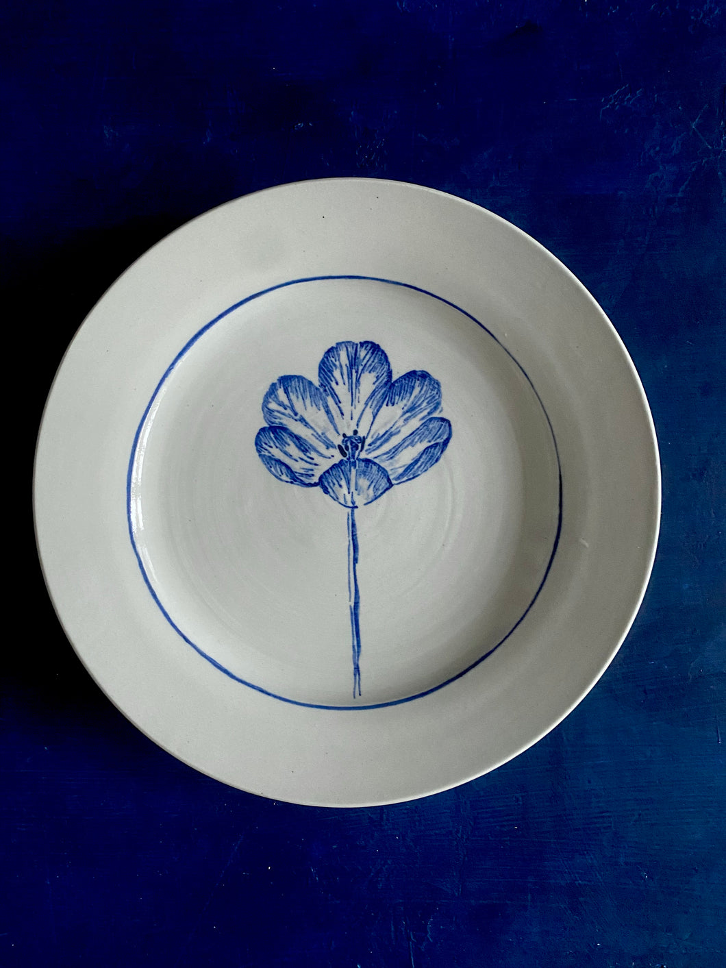 Porcelain tulip salad/dinner plate 5