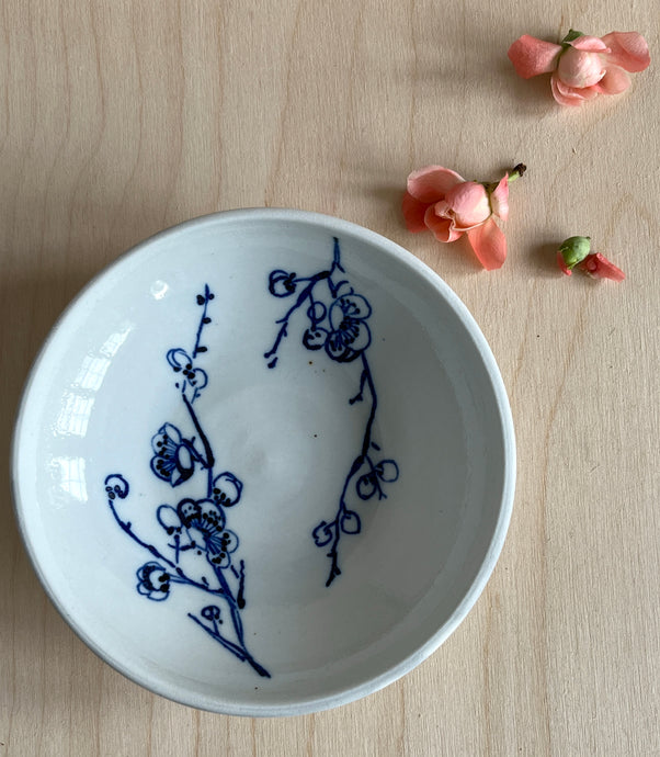 Banchan chrerry blossom, fine English porcelain