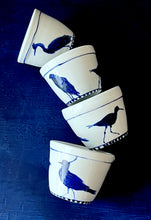 Load image into Gallery viewer, Small hand painted porcelain bird cups