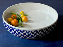 Load image into Gallery viewer, Fine English low herringbone bowl