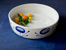 Load image into Gallery viewer, Low poppy bowl in Fine English porcelain