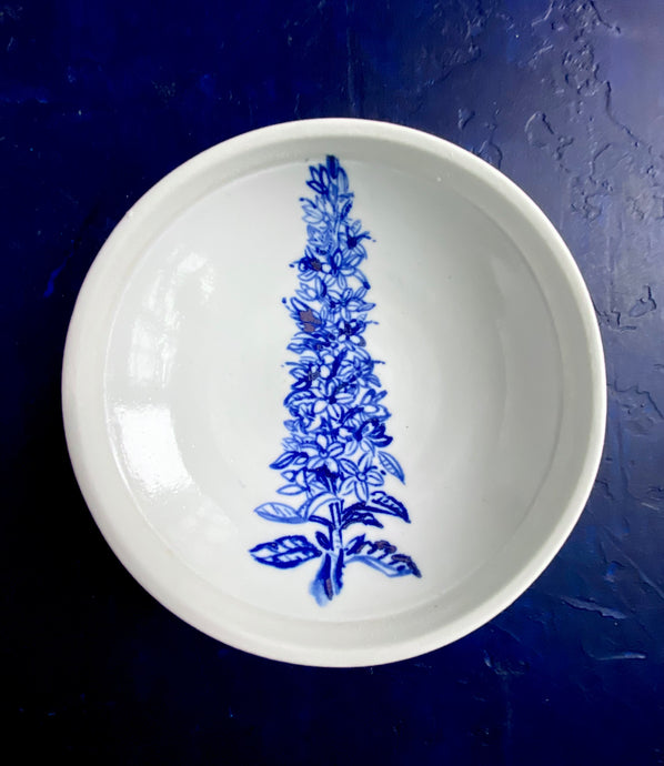 Banchan hyacinth dish, fine English porcelain