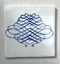 Load image into Gallery viewer, Porcelain calligraphy tile