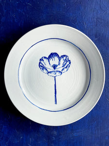 Porcelain tulip salad/dinner plate 4
