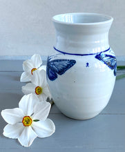 Load image into Gallery viewer, English porcelain moth #9 vase