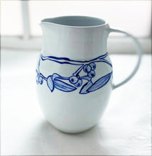 Load image into Gallery viewer, Fine English blueberry pitcher