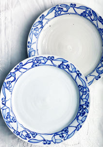 Porcelain blueberry platter