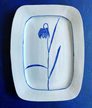 Load image into Gallery viewer, Porcelain rectangle frittilaria platter