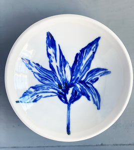 Banchan tulip dish, fine English porcelain